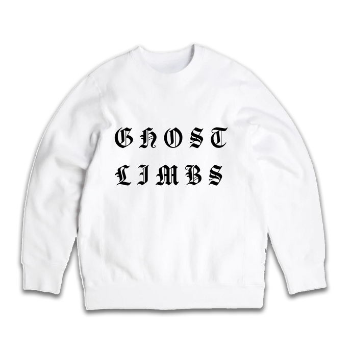 GHOSTS LIMBS WHITE SWEATSHIRT